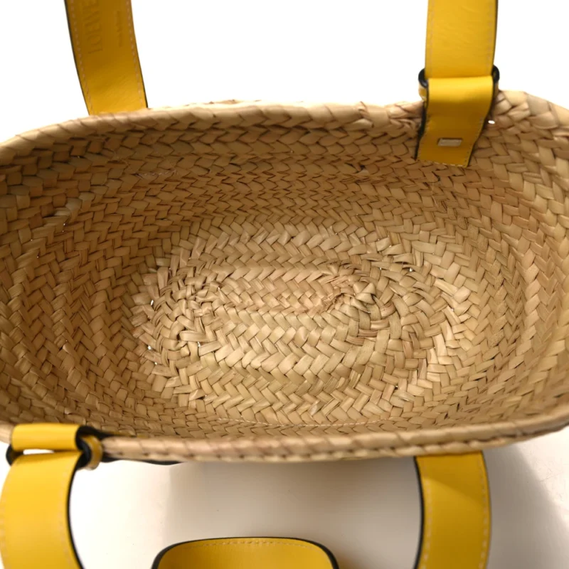 LUSHENTIC LOEWE BASKET TOTE BAG | LUXE RAFFIA LEATHER - Image 7