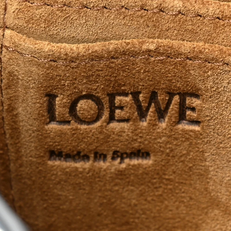 LOEWE GATE BELT BAG MINI STEEL BLUE CALFSKIN LEATHER - Image 2