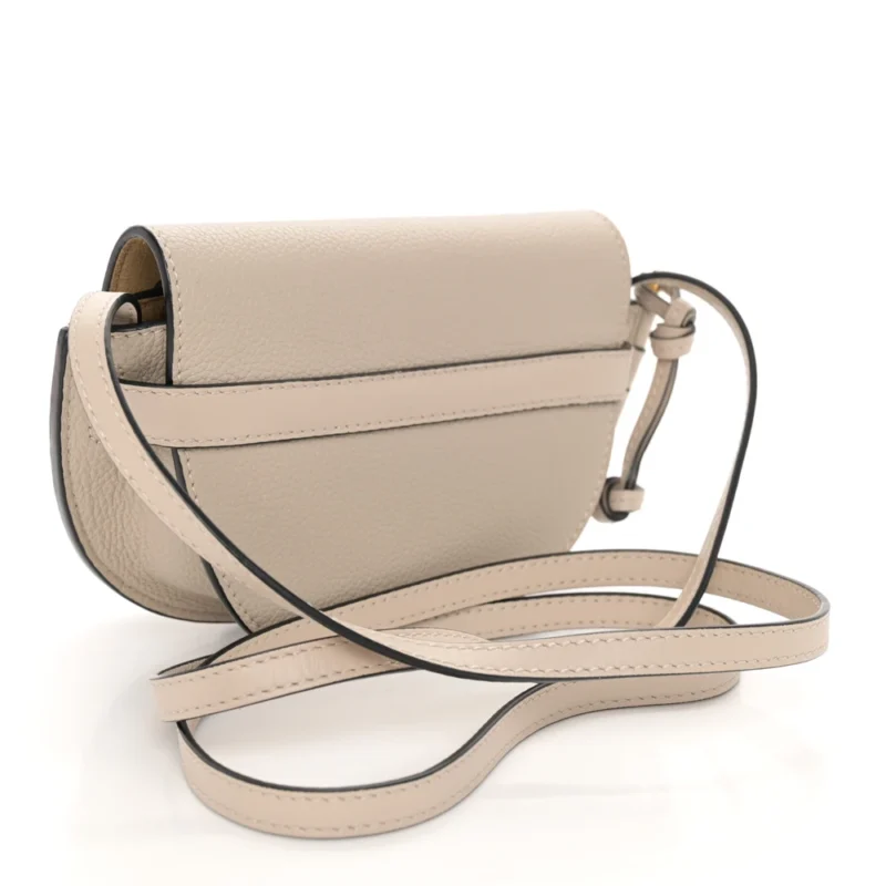 LOEWE GATE CROSSBODY BAG MINI LIGHT OAT GRAINED CALFSKIN LEATHER - Image 3
