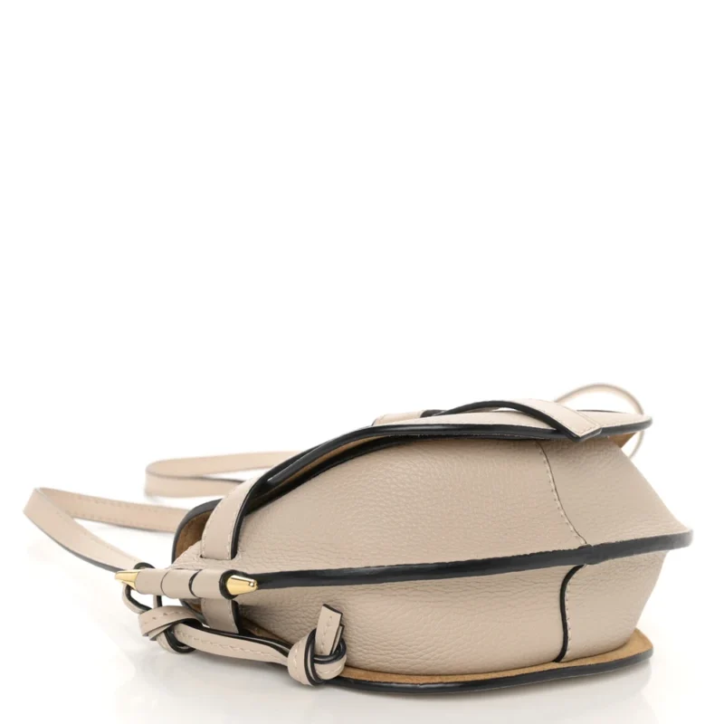 LOEWE GATE CROSSBODY BAG MINI LIGHT OAT GRAINED CALFSKIN LEATHER - Image 6