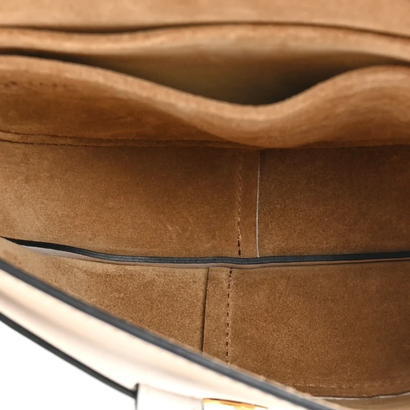 LOEWE GATE DUAL BAG MINI SOFT WHITE PAPER CRAFT SOFT CALFSKIN LEATHER - Image 7