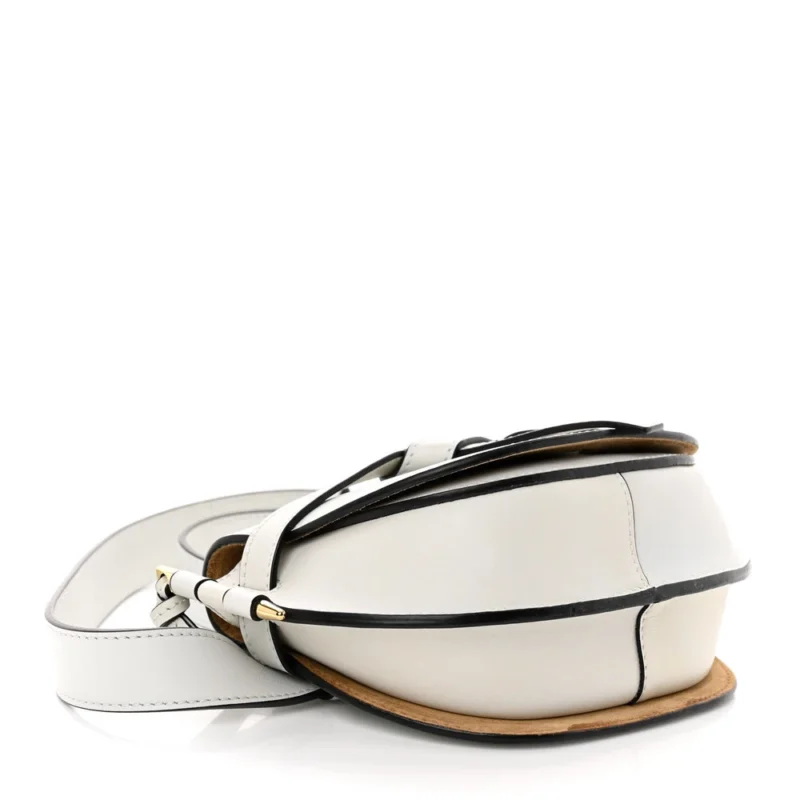 LOEWE GATE BELT BAG MINI KAOLIN CALFSKIN LEATHER GOLD HARDWARE - Image 6