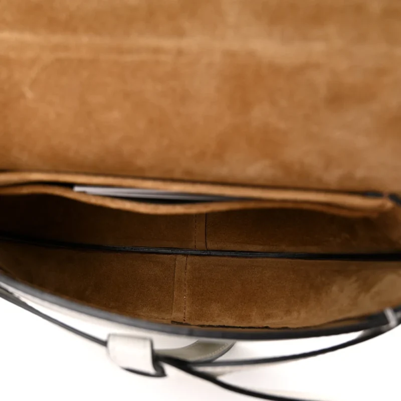 LOEWE GATE BELT BAG MINI KAOLIN CALFSKIN LEATHER GOLD HARDWARE - Image 7