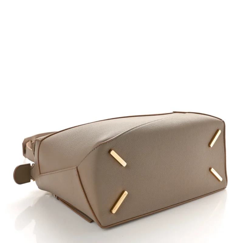 LOEWE PUZZLE EDGE BAG MEDIUM SAND SOFT GRAINED CALFSKIN LEATHER - Image 6
