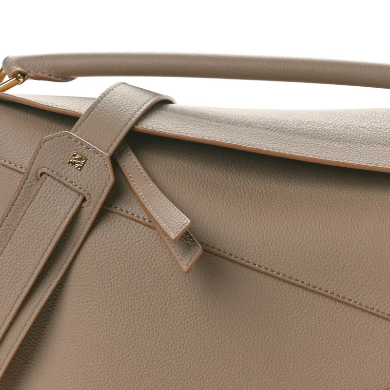 LOEWE PUZZLE EDGE BAG MEDIUM SAND SOFT GRAINED CALFSKIN LEATHER - Image 8