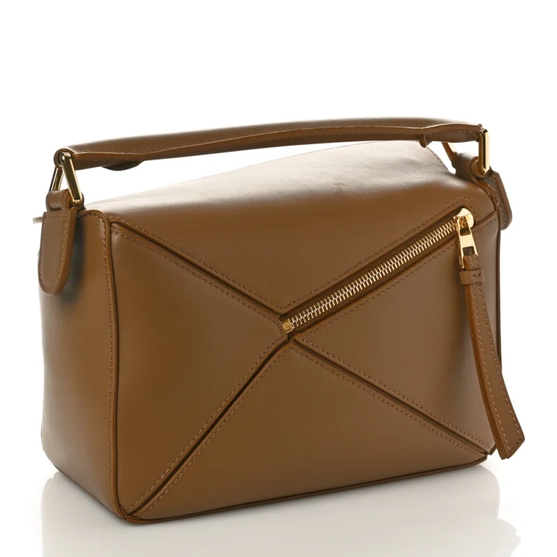 LOEWE PUZZLE BAG SMALL OAK CALFSKIN LEATHER - Image 3