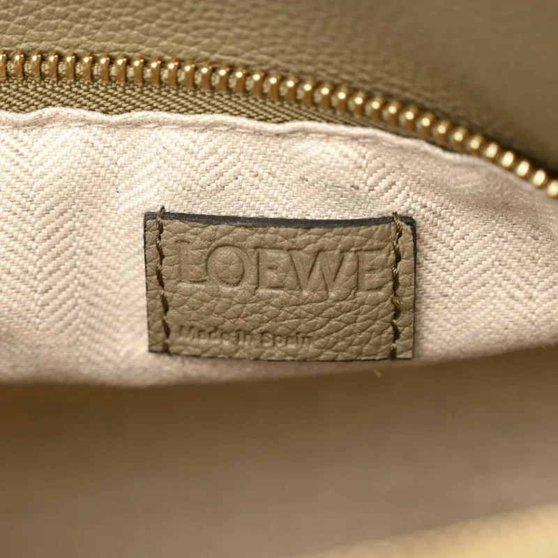 LOEWE PUZZLE BAG SMALL ARTICHOKE GREEN CALFSKIN LEATHER - Image 2