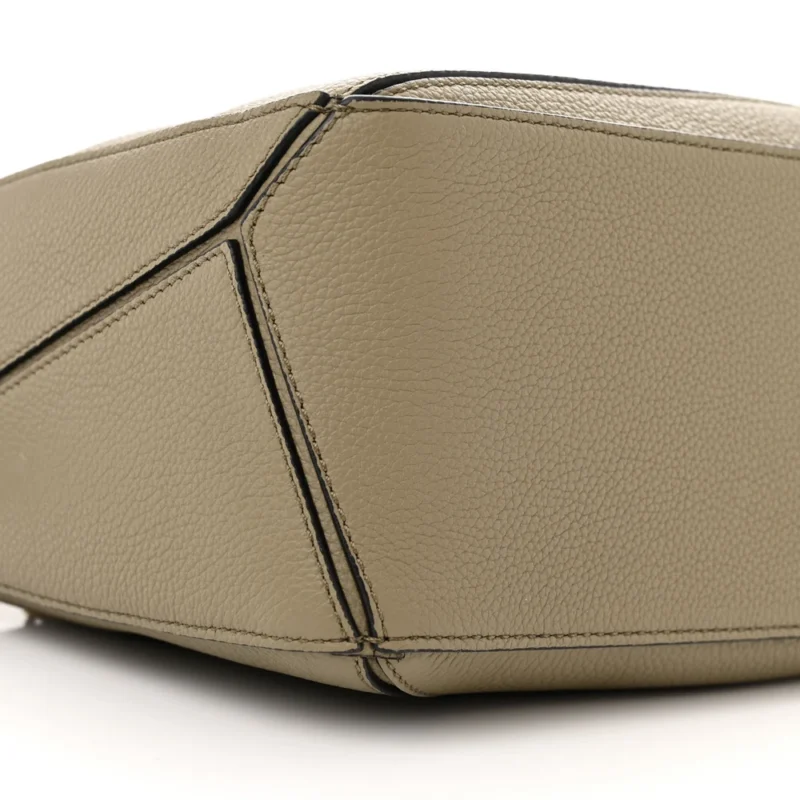 LOEWE PUZZLE BAG SMALL ARTICHOKE GREEN CALFSKIN LEATHER - Image 5