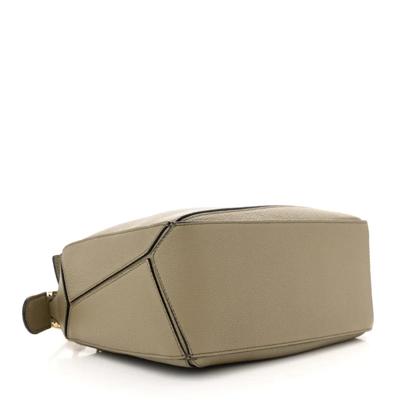 LOEWE PUZZLE BAG SMALL ARTICHOKE GREEN CALFSKIN LEATHER - Image 6