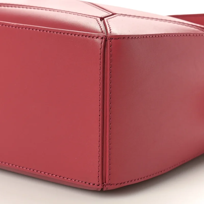LOEWE PUZZLE BAG SMALL PLUMROSE SATIN CALFSKIN LEATHER INCOGNITO HARDWARE - Image 5