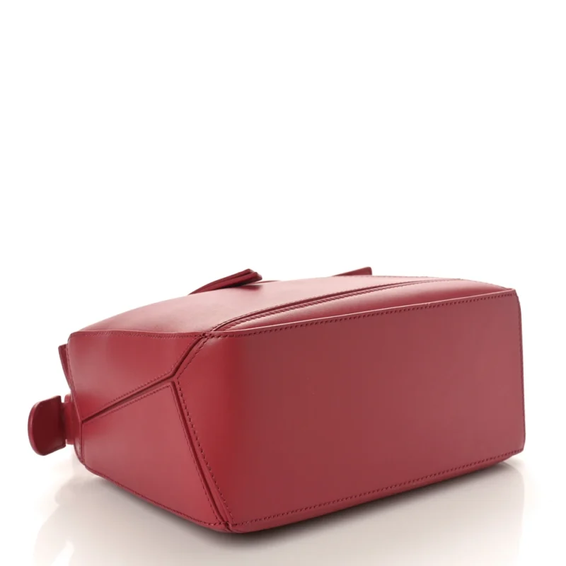 LOEWE PUZZLE BAG SMALL PLUMROSE SATIN CALFSKIN LEATHER INCOGNITO HARDWARE - Image 6