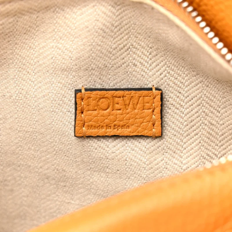 LOEWE PUZZLE BAG MINI NARCISSUS YELLOW CALFSKIN LEATHER - Image 2