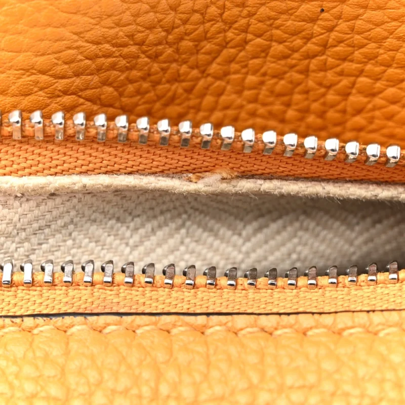 LOEWE PUZZLE BAG MINI NARCISSUS YELLOW CALFSKIN LEATHER - Image 9