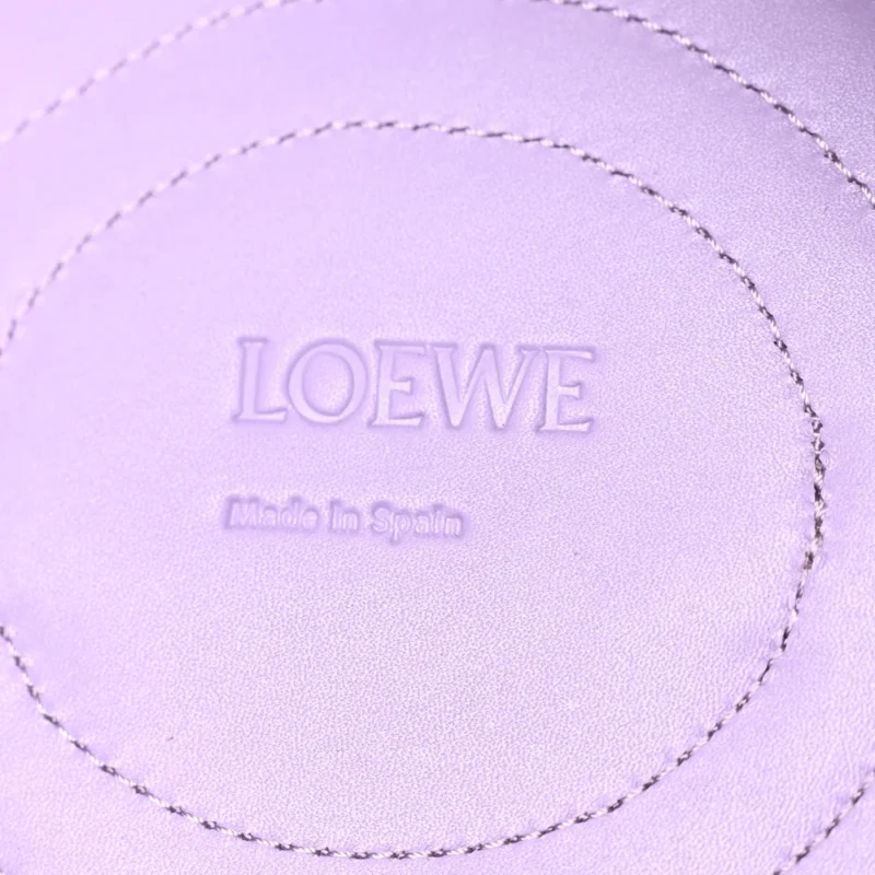 LOEWE PASEO BAG SMALL LIGHT MAUVE SHINY NAPPA CALFSKIN LEATHER GOLD HARDWARE - Image 2
