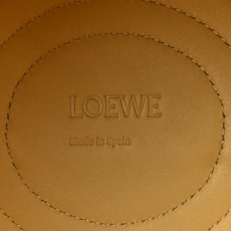 LOEWE PASEO BAG SMALL DARK BUTTER SHINY NAPPA CALFSKIN LEATHER - Image 2