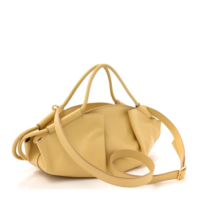 LOEWE PASEO BAG SMALL DARK BUTTER SHINY NAPPA CALFSKIN LEATHER - Image 3