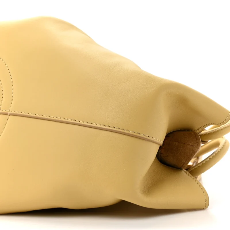 LOEWE PASEO BAG SMALL DARK BUTTER SHINY NAPPA CALFSKIN LEATHER - Image 4