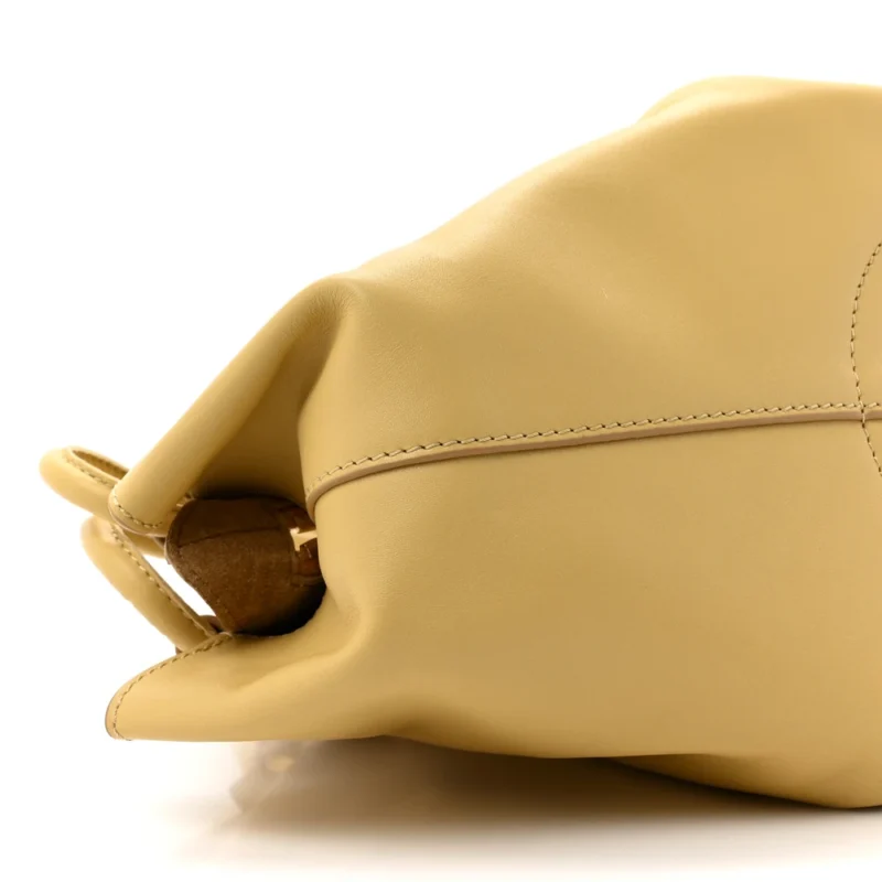 LOEWE PASEO BAG SMALL DARK BUTTER SHINY NAPPA CALFSKIN LEATHER - Image 5