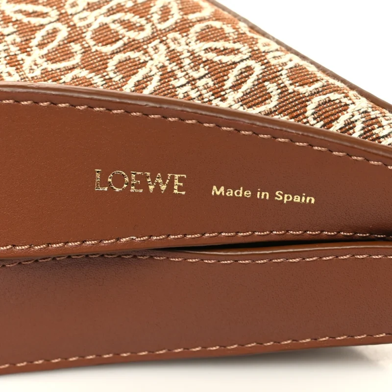 LOEWE LUNA BAG MEDIUM TAN PECAN JACQUARD ANAGRAM CALFSKIN LEATHER - Image 2