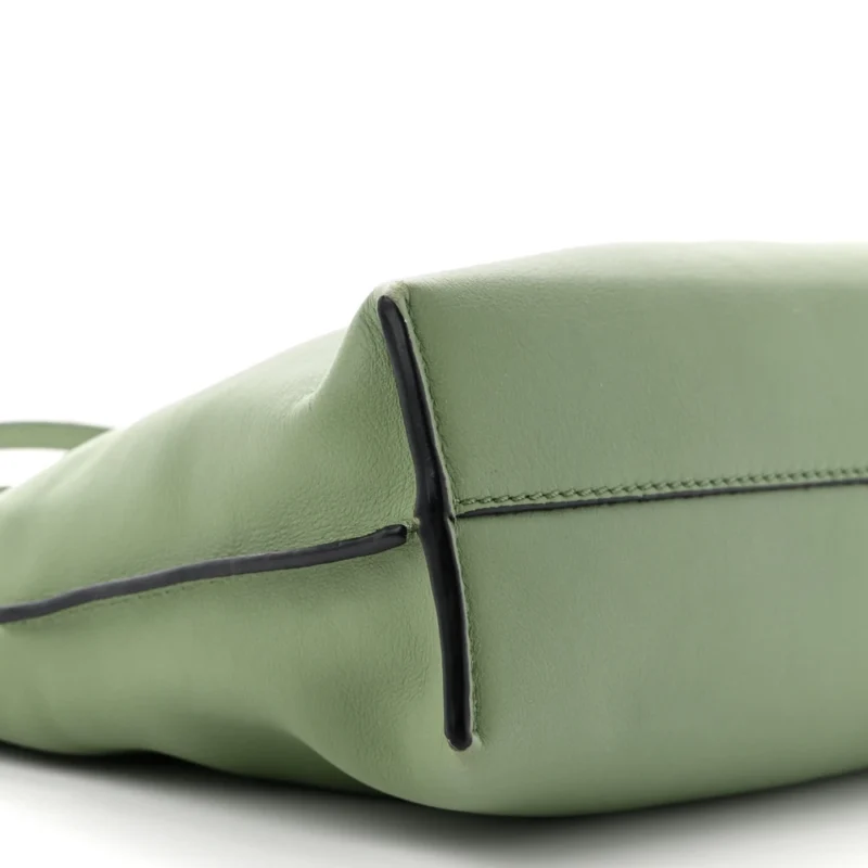 LOEWE FLAMENCO KNOT BAG MINI AVOCADO CALFSKIN LEATHER - Image 4
