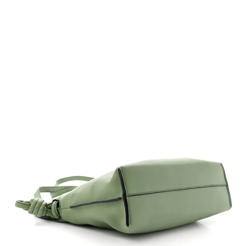 LOEWE FLAMENCO KNOT BAG MINI AVOCADO CALFSKIN LEATHER - Image 6