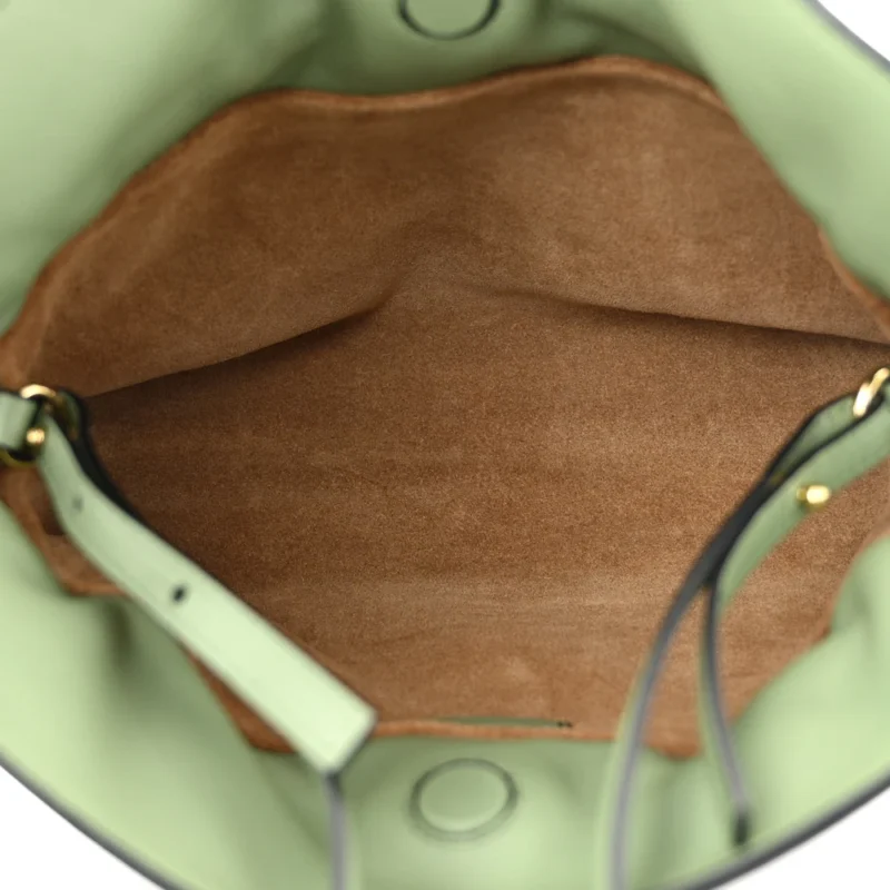 LOEWE FLAMENCO KNOT BAG MINI AVOCADO CALFSKIN LEATHER - Image 7