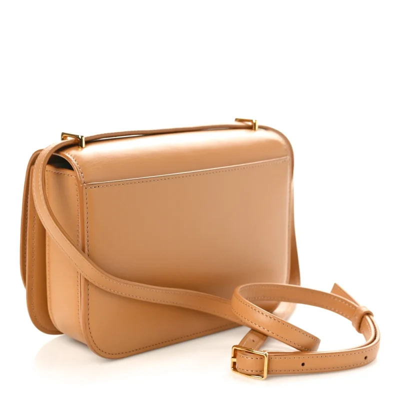 LOEWE GOYA BAG MINI WARM DESERT SILK CALFSKIN LEATHER GOLD HARDWARE - Image 3
