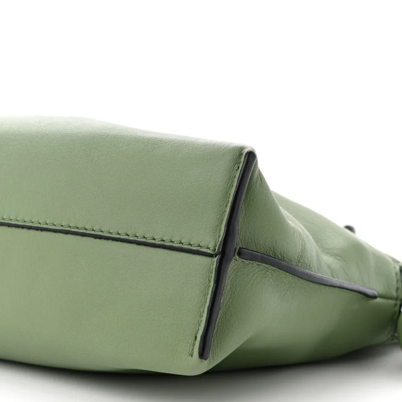 LOEWE FLAMENCO KNOT BAG MINI AVOCADO CALFSKIN LEATHER - Image 5