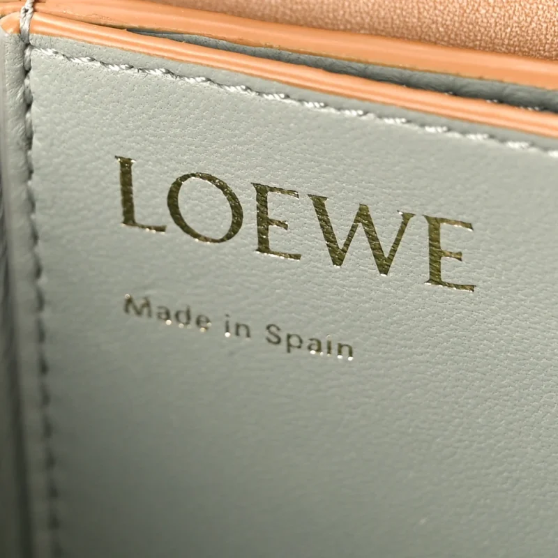 LOEWE GOYA BAG MINI WARM DESERT SILK CALFSKIN LEATHER GOLD HARDWARE - Image 2