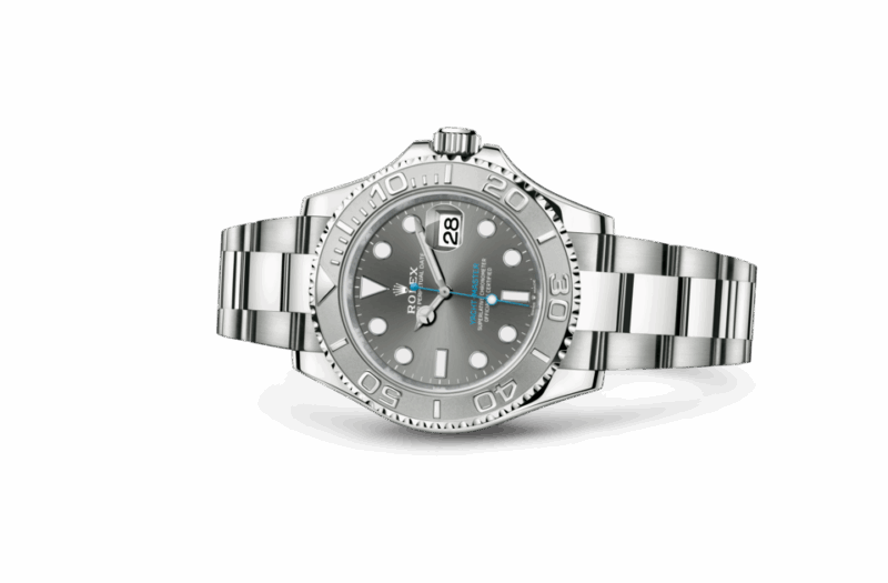 ROLEX YACHT-MASTER 40 OYSTER 40 MM OYSTERSTEEL AND PLATINUM SLATE DIAL M126622-0001 - Image 2