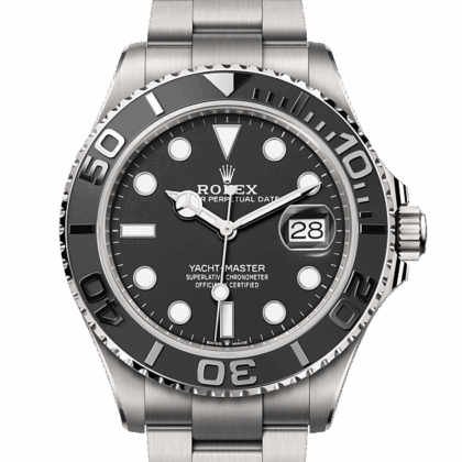 ROLEX YACHT-MASTER 42 OYSTER 42 MM RLX TITANIUM INTENSE BLACK DIAL M226627-0001