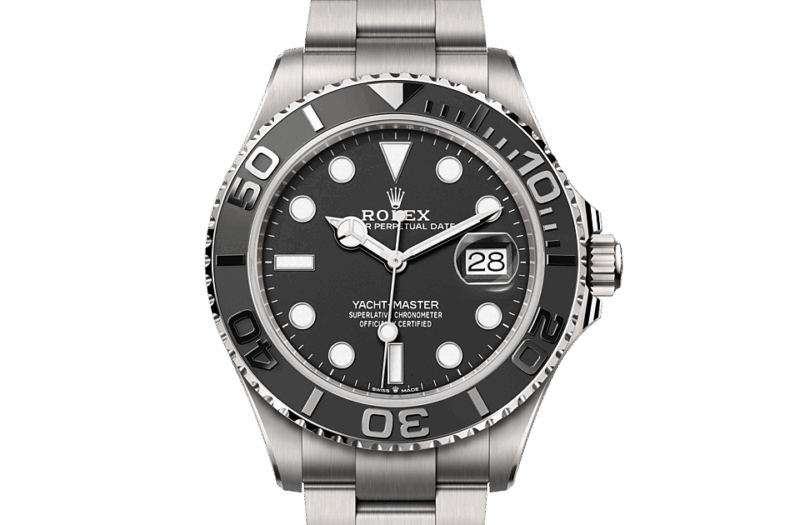 ROLEX YACHT-MASTER 42 OYSTER 42 MM RLX TITANIUM INTENSE BLACK DIAL M226627-0001