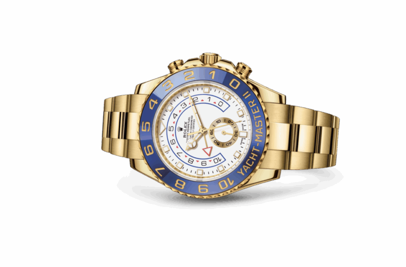 ROLEX YACHT-MASTER II OYSTER 44 MM YELLOW GOLD WHITE DIAL M116688-0002 - Image 2