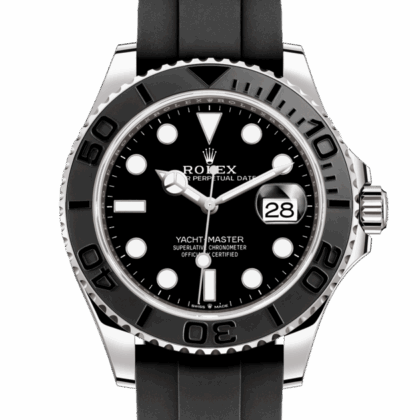 ROLEX YACHT-MASTER 42 OYSTER 42 MM WHITE GOLD BLACK DIAL M226659-0002