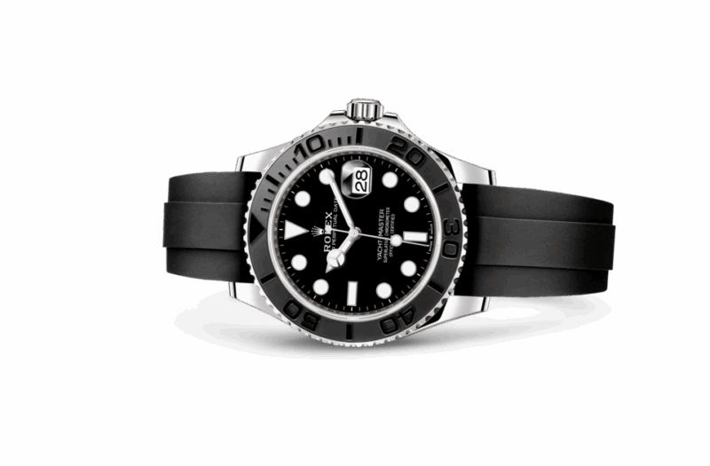 ROLEX YACHT-MASTER 42 OYSTER 42 MM WHITE GOLD BLACK DIAL M226659-0002 - Image 2