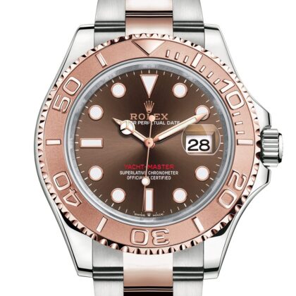 ROLEX YACHT-MASTER 40 OYSTER 40 MM OYSTERSTEEL AND EVEROSE GOLD CHOCOLATE DIAL M126621-0001
