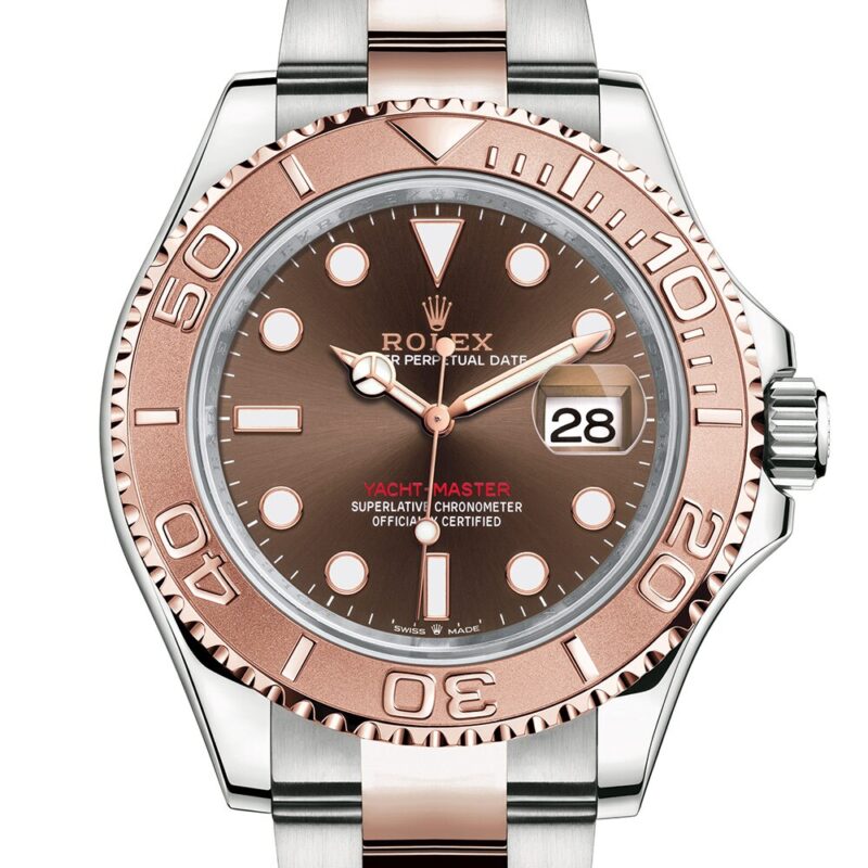 ROLEX YACHT-MASTER 40 OYSTER 40 MM OYSTERSTEEL AND EVEROSE GOLD CHOCOLATE DIAL M126621-0001