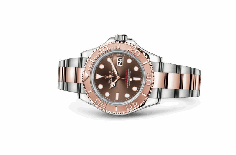ROLEX YACHT-MASTER 40 OYSTER 40 MM OYSTERSTEEL AND EVEROSE GOLD CHOCOLATE DIAL M126621-0001 - Image 2