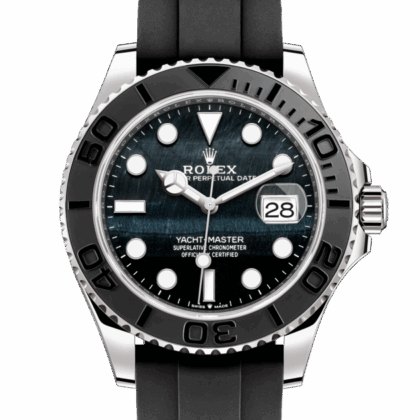 ROLEX YACHT MASTER 42 OYSTER 42 MM WHITE GOLD FALCON S EYE DIAL M226659-0004