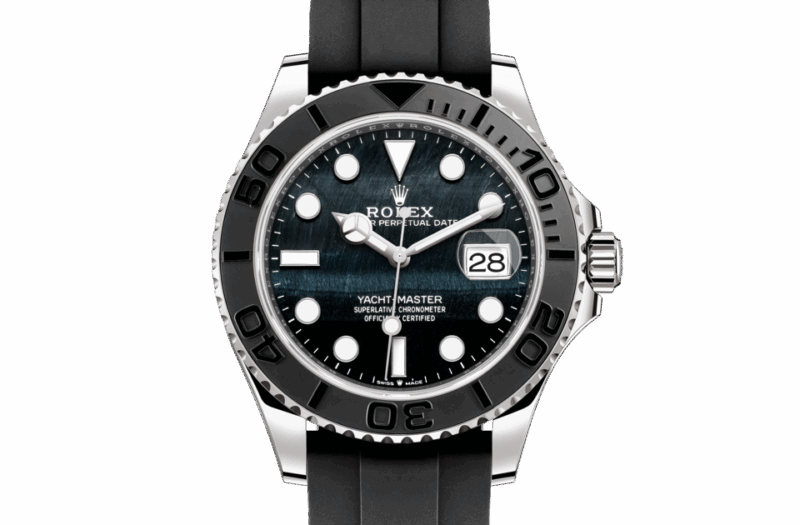 ROLEX YACHT MASTER 42 OYSTER 42 MM WHITE GOLD FALCON S EYE DIAL M226659-0004