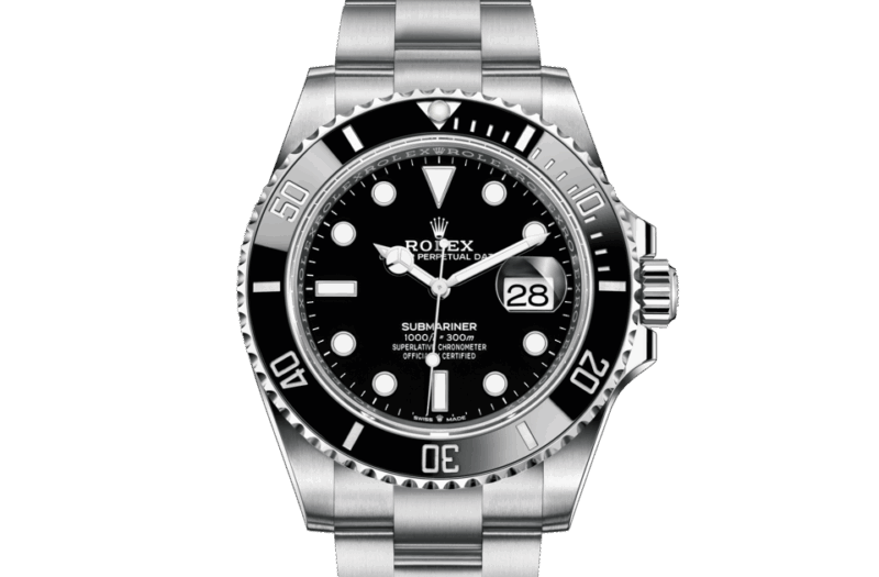 ROLEX SUBMARINER DATE OYSTER 41 MM OYSTERSTEEL BLACK DIAL M126610LN-0001