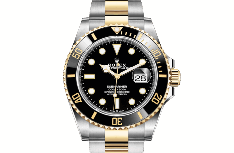 ROLEX SUBMARINER DATE OYSTER 41 MM OYSTERSTEEL AND YELLOW GOLD BLACK DIAL M126613LN-0002
