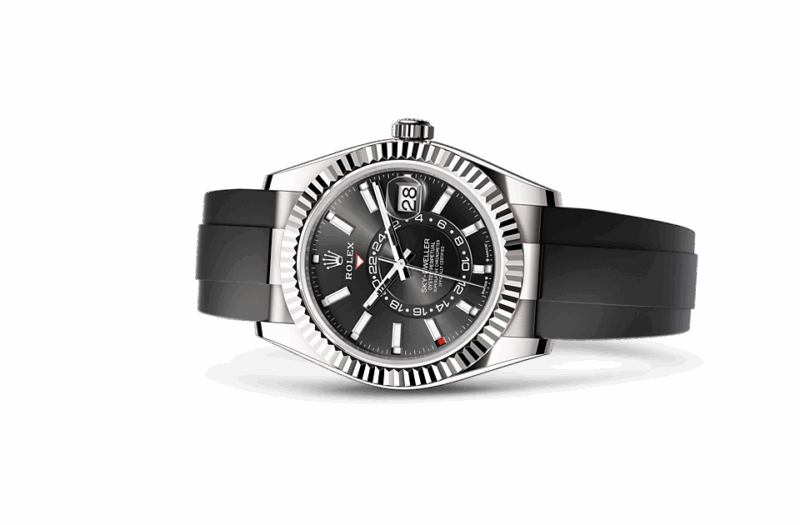 ROLEX SKY-DWELLER OYSTER 42 MM WHITE GOLD BRIGHT BLACK DIAL M336239-0002 - Image 2