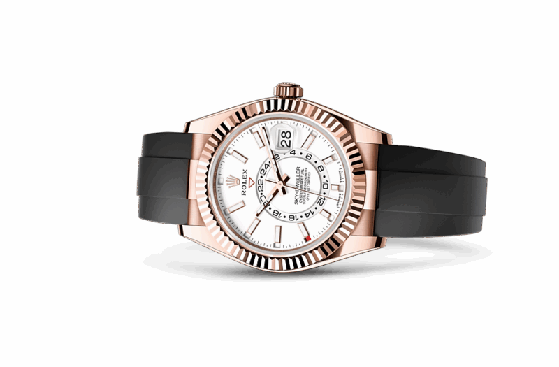ROLEX SKY-DWELLER OYSTER 42 MM EVEROSE GOLD INTENSE WHITE DIAL M336235-0003 - Image 2