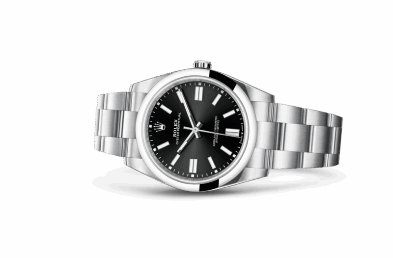 ROLEX OYSTER PERPETUAL 41 OYSTER 41 MM OYSTERSTEEL BRIGHT BLACK DIAL M124300-0002 - Image 2