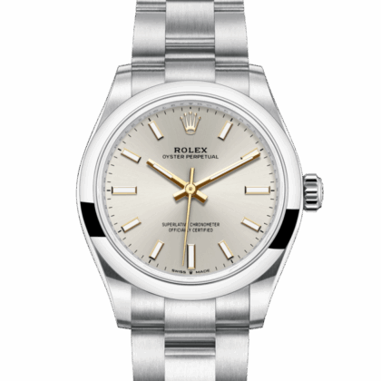 ROLEX OYSTER PERPETUAL 31 OYSTER 31 MM OYSTERSTEEL SILVER DIAL M277200-0001