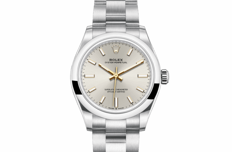 ROLEX OYSTER PERPETUAL 31 OYSTER 31 MM OYSTERSTEEL SILVER DIAL M277200-0001