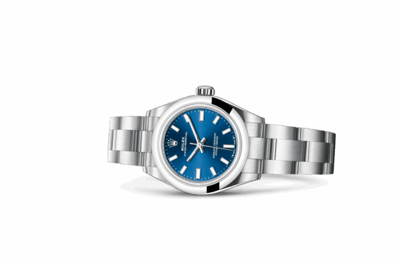 ROLEX OYSTER PERPETUAL 28 OYSTER 28 MM OYSTERSTEEL BRIGHT BLUE DIAL M276200-0003 - Image 2