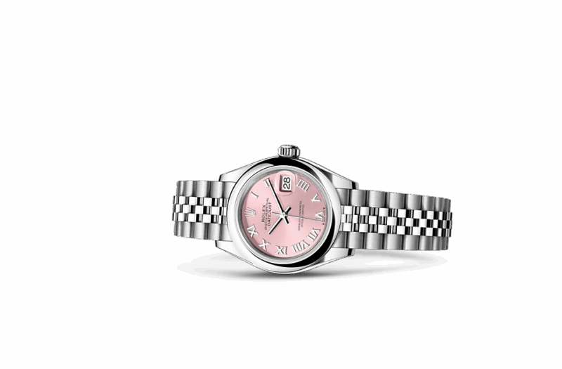 ROLEX LADY-DATEJUST OYSTER 28 MM OYSTERSTEEL PINK DIAL M279160-0013 - Image 2