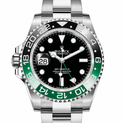 ROLEX GMT-MASTER II OYSTER 40 MM OYSTERSTEEL BLACK DIAL M126720VTNR-0001